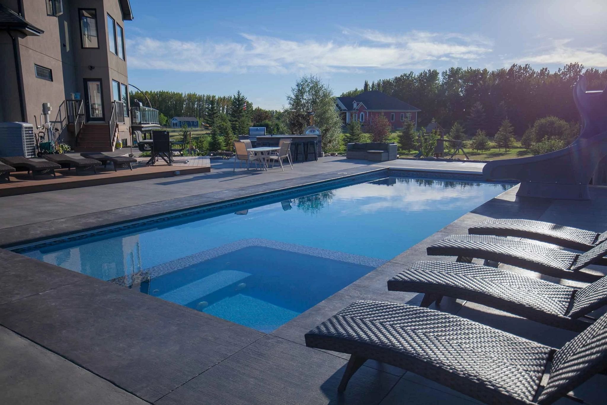 Flham Pools Latham Fiberglass Pools | Hot Tubs Northwest | Washington