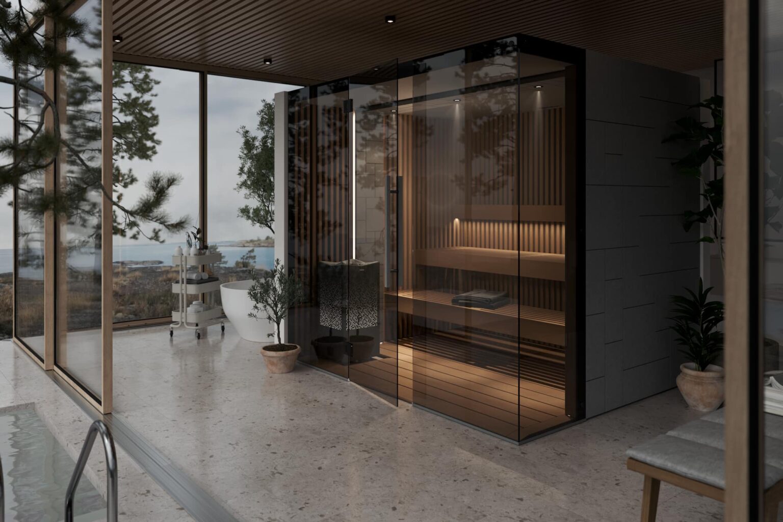 Tylö sauna interior